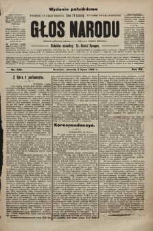 Głos Narodu : dziennik polityczny, założony w r. 1893 przez Józefa Rogosza (wydanie poranne). 1907, nr 290