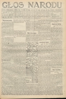Głos Narodu (wydanie poranne). 1917, nr 117