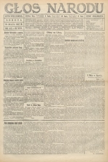 Głos Narodu (wydanie wieczorne). 1917, nr 117