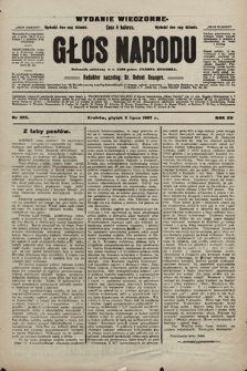 Głos Narodu : dziennik polityczny, założony w r. 1893 przez Józefa Rogosza (wydanie wieczorne). 1907, nr 295