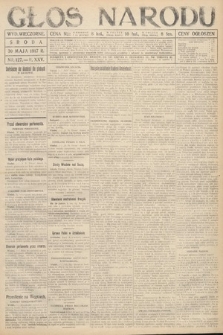 Głos Narodu (wydanie wieczorne). 1917, nr 127