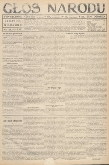 Głos Narodu (wydanie wieczorne). 1917, nr 128