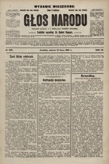 Głos Narodu : dziennik polityczny, założony w r. 1893 przez Józefa Rogosza (wydanie wieczorne). 1907, nr 309