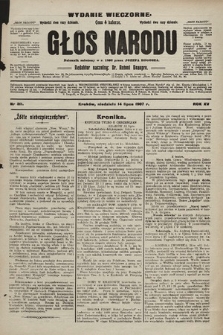 Głos Narodu : dziennik polityczny, założony w r. 1893 przez Józefa Rogosza (wydanie wieczorne). 1907, nr 311
