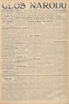 Głos Narodu (wydanie wieczorne). 1917, nr 132