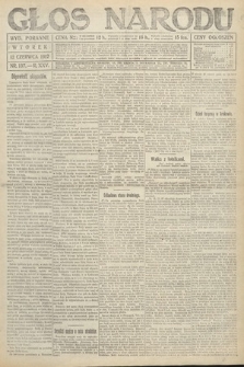 Głos Narodu (wydanie poranne). 1917, nr 137
