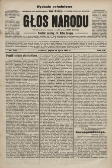 Głos Narodu : dziennik polityczny, założony w r. 1893 przez Józefa Rogosza (wydanie poranne). 1907, nr 320
