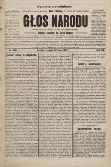 Głos Narodu : dziennik polityczny, założony w r. 1893 przez Józefa Rogosza (wydanie poranne). 1907, nr 322