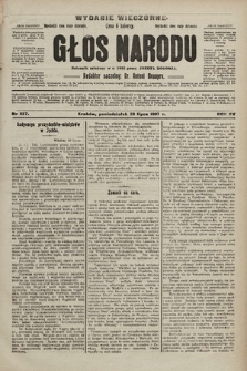 Głos Narodu : dziennik polityczny, założony w r. 1893 przez Józefa Rogosza (wydanie wieczorne). 1907, nr 337