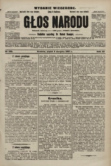 Głos Narodu : dziennik polityczny, założony w r. 1893 przez Józefa Rogosza (wydanie wieczorne). 1907, nr 355