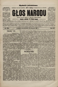 Głos Narodu : dziennik polityczny, założony w r. 1893 przez Józefa Rogosza (wydanie poranne). 1907, nr 382