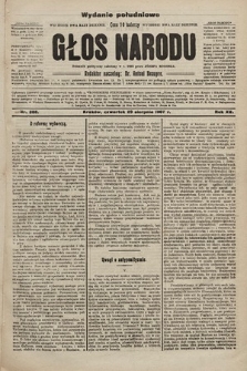 Głos Narodu : dziennik polityczny, założony w r. 1893 przez Józefa Rogosza (wydanie poranne). 1907, nr 388