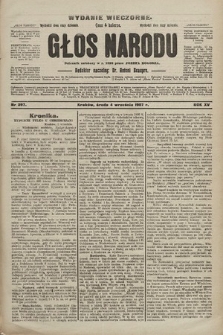 Głos Narodu : dziennik polityczny, założony w r. 1893 przez Józefa Rogosza (wydanie wieczorne). 1907, nr 397