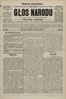 Głos Narodu : dziennik polityczny, założony w r. 1893 przez Józefa Rogosza (wydanie poranne). 1907, nr 400