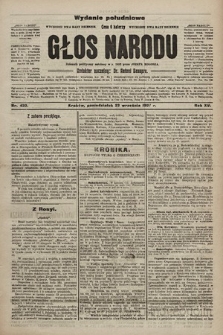 Głos Narodu : dziennik polityczny, założony w r. 1893 przez Józefa Rogosza (wydanie poranne). 1907, nr 430