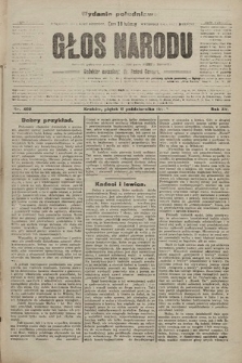 Głos Narodu : dziennik polityczny, założony w r. 1893 przez Józefa Rogosza (wydanie poranne). 1907, nr 460