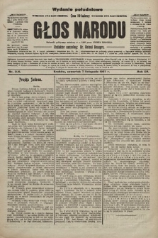 Głos Narodu : dziennik polityczny, założony w r. 1893 przez Józefa Rogosza (wydanie poranne). 1907, nr 506