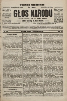 Głos Narodu : dziennik polityczny, założony w r. 1893 przez Józefa Rogosza (wydanie wieczorne). 1907, nr 509