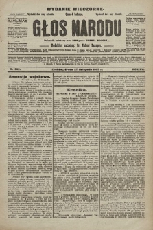 Głos Narodu : dziennik polityczny, założony w r. 1893 przez Józefa Rogosza (wydanie wieczorne). 1907, nr 539