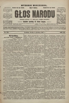 Głos Narodu : dziennik polityczny, założony w r. 1893 przez Józefa Rogosza (wydanie wieczorne). 1907, nr 551
