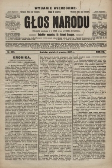 Głos Narodu : dziennik polityczny, założony w r. 1893 przez Józefa Rogosza (wydanie wieczorne). 1907, nr 555