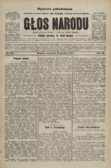 Głos Narodu : dziennik polityczny, założony w r. 1893 przez Józefa Rogosza (wydanie poranne). 1907, nr 578