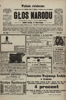 Głos Narodu : dziennik polityczny, założony w r. 1893 przez Józefa Rogosza (wydanie świąteczne). 1907, nr 586