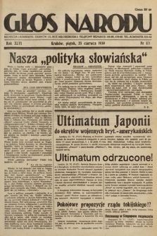 Głos Narodu. 1939, nr 171
