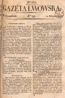 Gazeta Lwowska. 1820, nr 94