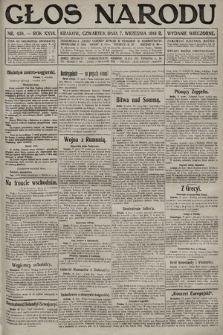 Głos Narodu (wydanie wieczorne). 1916, nr 438