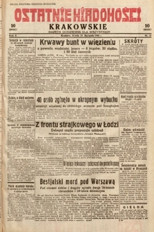 Ostatnie Wiadomości Krakowskie : gazeta codzienna dla wszystkich. 1932, nr 27