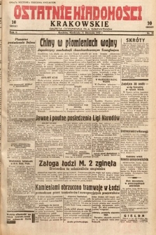 Ostatnie Wiadomości Krakowskie : gazeta codzienna dla wszystkich. 1932, nr 31