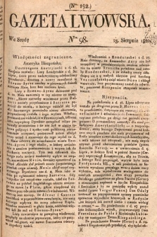 Gazeta Lwowska. 1820, nr 98