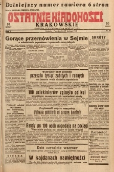 Ostatnie Wiadomości Krakowskie : gazeta codzienna dla wszystkich. 1932, nr 60