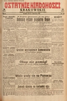 Ostatnie Wiadomości Krakowskie : gazeta codzienna dla wszystkich. 1932, nr 102