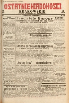 Ostatnie Wiadomości Krakowskie : gazeta codzienna dla wszystkich. 1932, nr 109