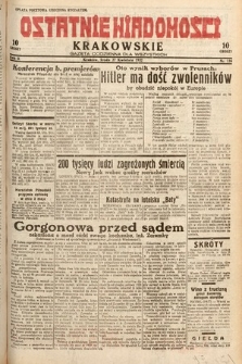 Ostatnie Wiadomości Krakowskie : gazeta codzienna dla wszystkich. 1932, nr 116