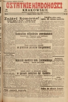 Ostatnie Wiadomości Krakowskie : gazeta codzienna dla wszystkich. 1932, nr 126