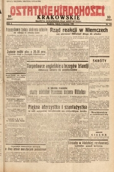 Ostatnie Wiadomości Krakowskie : gazeta codzienna dla wszystkich. 1932, nr 154