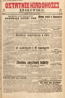 Ostatnie Wiadomości Krakowskie : gazeta codzienna dla wszystkich. 1932, nr 158