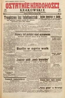 Ostatnie Wiadomości Krakowskie : gazeta codzienna dla wszystkich. 1932, nr 176