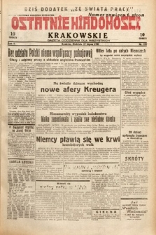 Ostatnie Wiadomości Krakowskie : gazeta codzienna dla wszystkich. 1932, nr 197