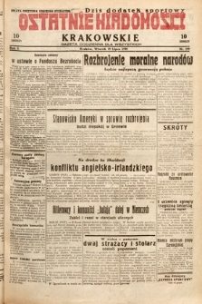 Ostatnie Wiadomości Krakowskie : gazeta codzienna dla wszystkich. 1932, nr 199