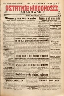 Ostatnie Wiadomości Krakowskie : gazeta codzienna dla wszystkich. 1932, nr 206