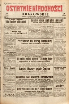 Ostatnie Wiadomości Krakowskie : gazeta codzienna dla wszystkich. 1932, nr 208