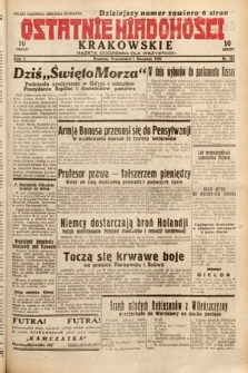 Ostatnie Wiadomości Krakowskie : gazeta codzienna dla wszystkich. 1932, nr 212