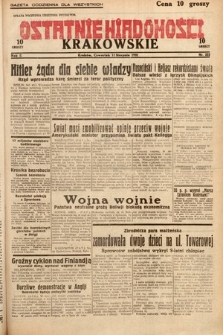Ostatnie Wiadomości Krakowskie. 1932, nr 222