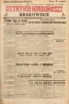 Ostatnie Wiadomości Krakowskie. 1932, nr 232