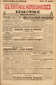Ostatnie Wiadomości Krakowskie. 1932, nr 250