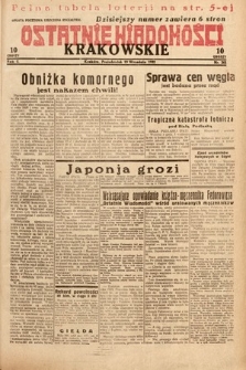 Ostatnie Wiadomości Krakowskie. 1932, nr 261